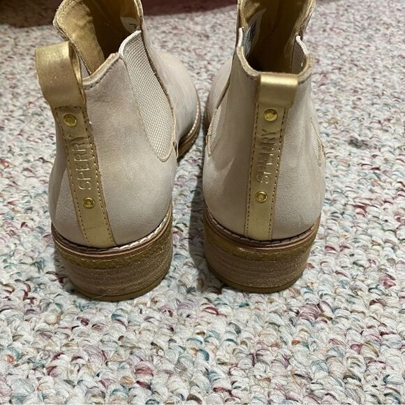 Sperry Women’s Beige Suede Chelsea Ankle Boots | Low Heel Classic Modern Style - Picture 4 of 7